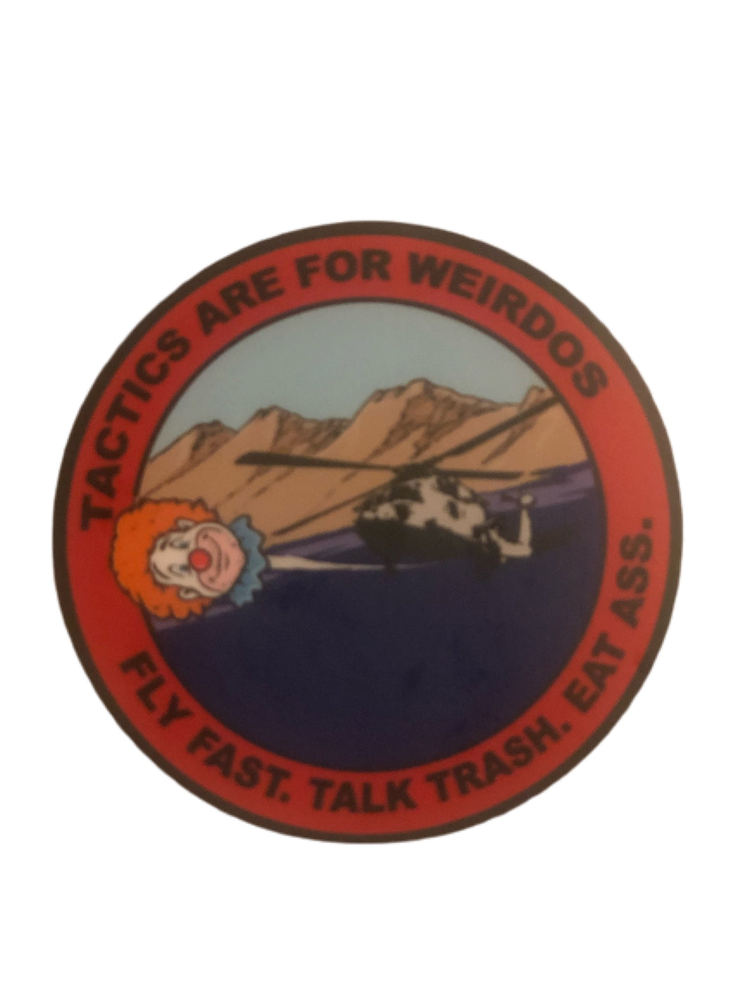 Navy Helicopter WTI Spoof Sticker
