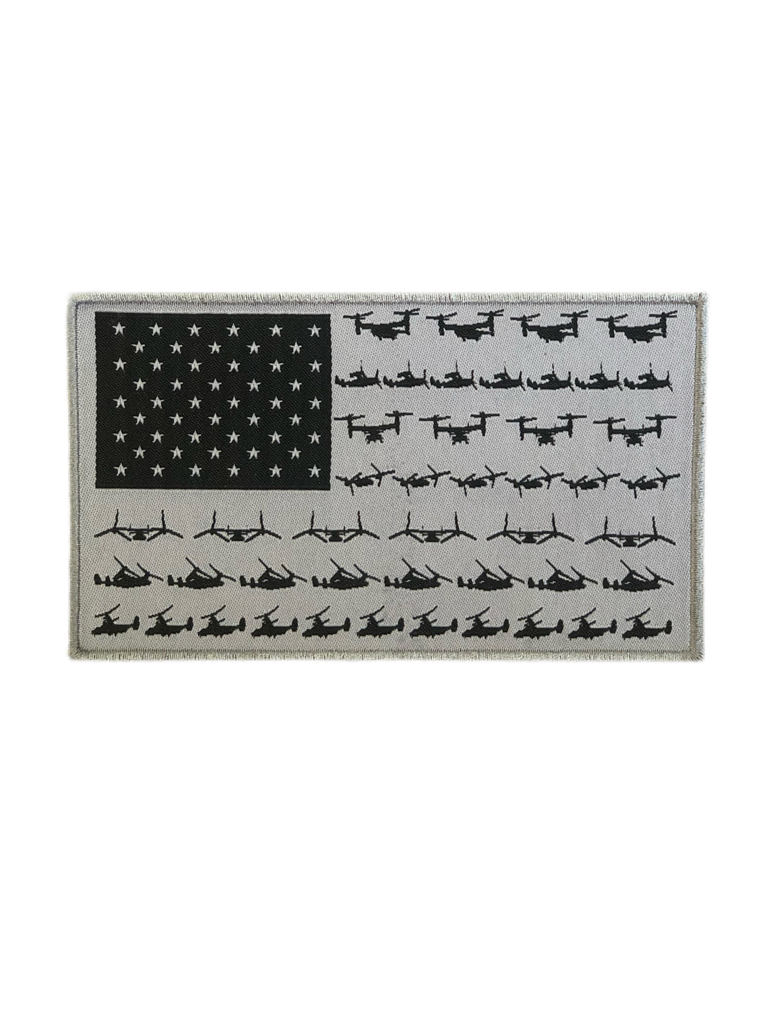 American Osprey Flag in Black and Charcoal